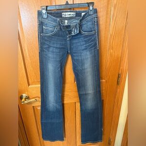 BKE Women's Dark Blue Boot Cut Jeans